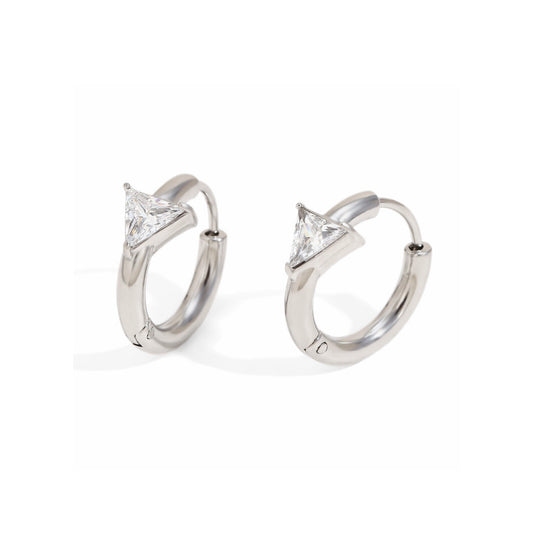 Solo Delta Huggie Earrings