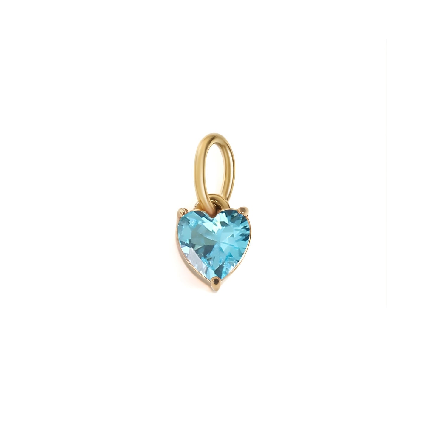 Solo Heart Birthstone Charm