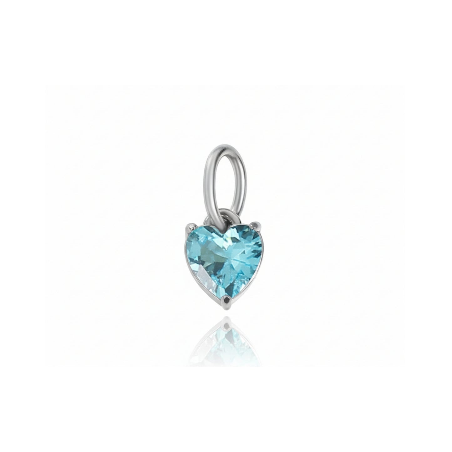 Solo Heart Birthstone Charm