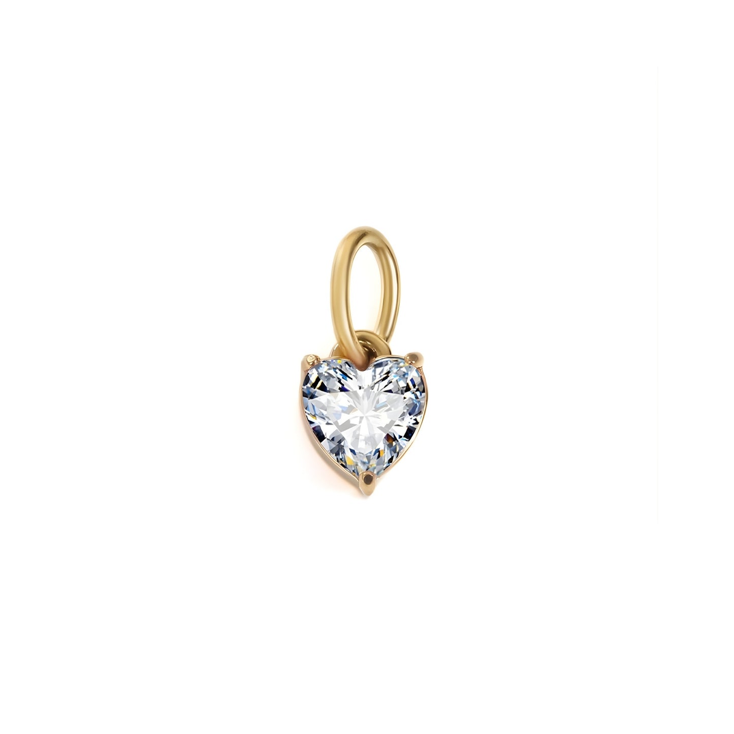Solo Heart Birthstone Charm