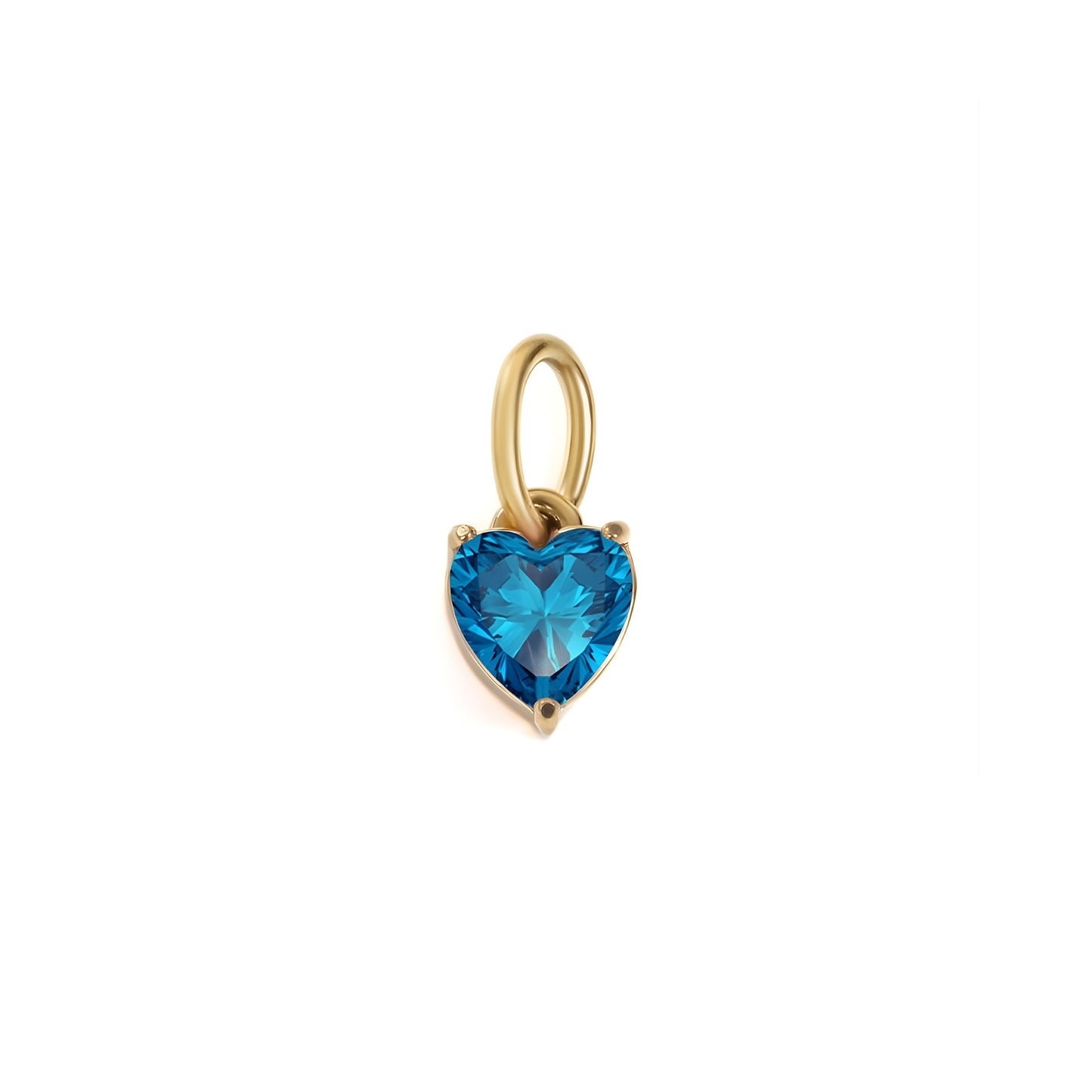 Solo Heart Birthstone Charm
