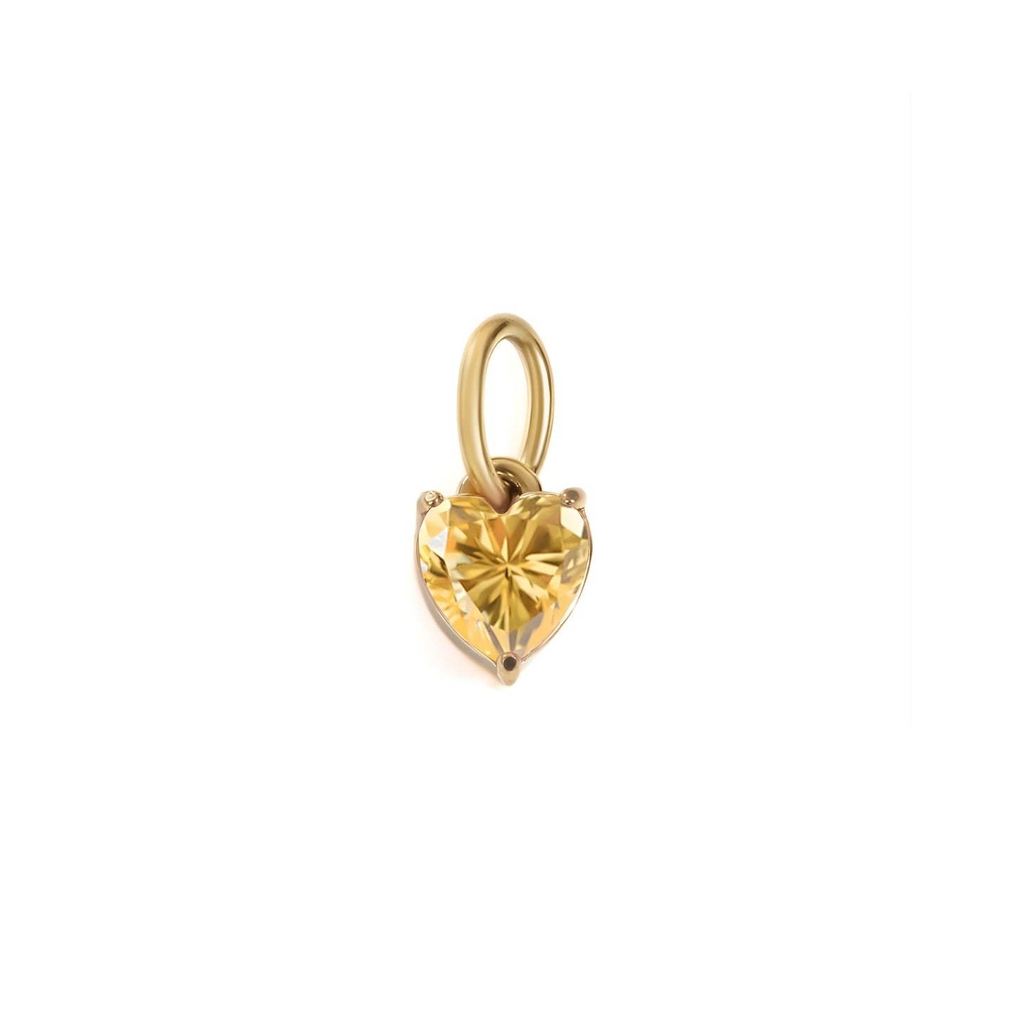 Solo Heart Birthstone Charm