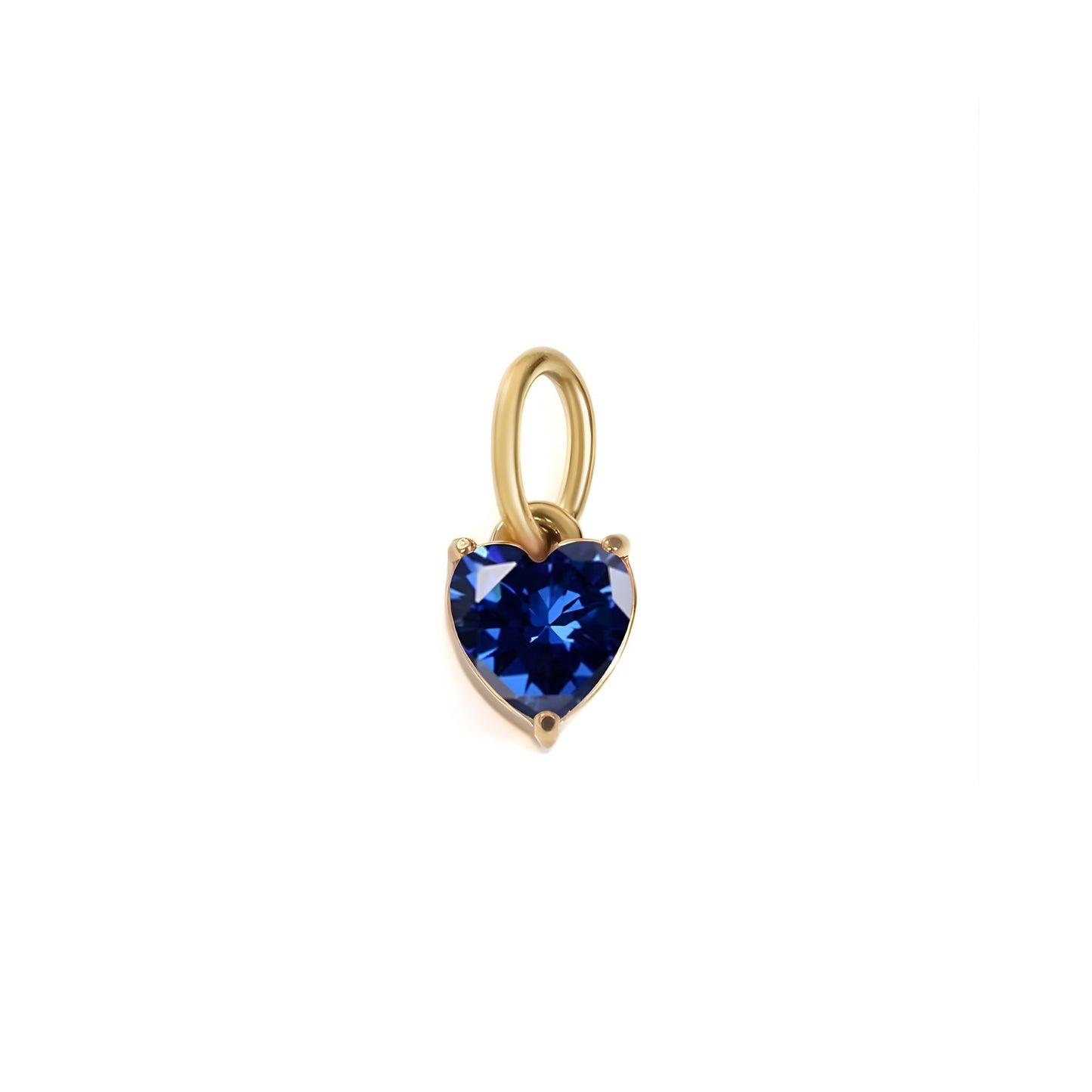 Solo Heart Birthstone Charm