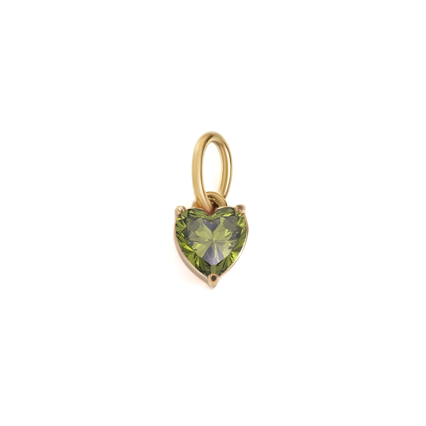 Solo Heart Birthstone Charm
