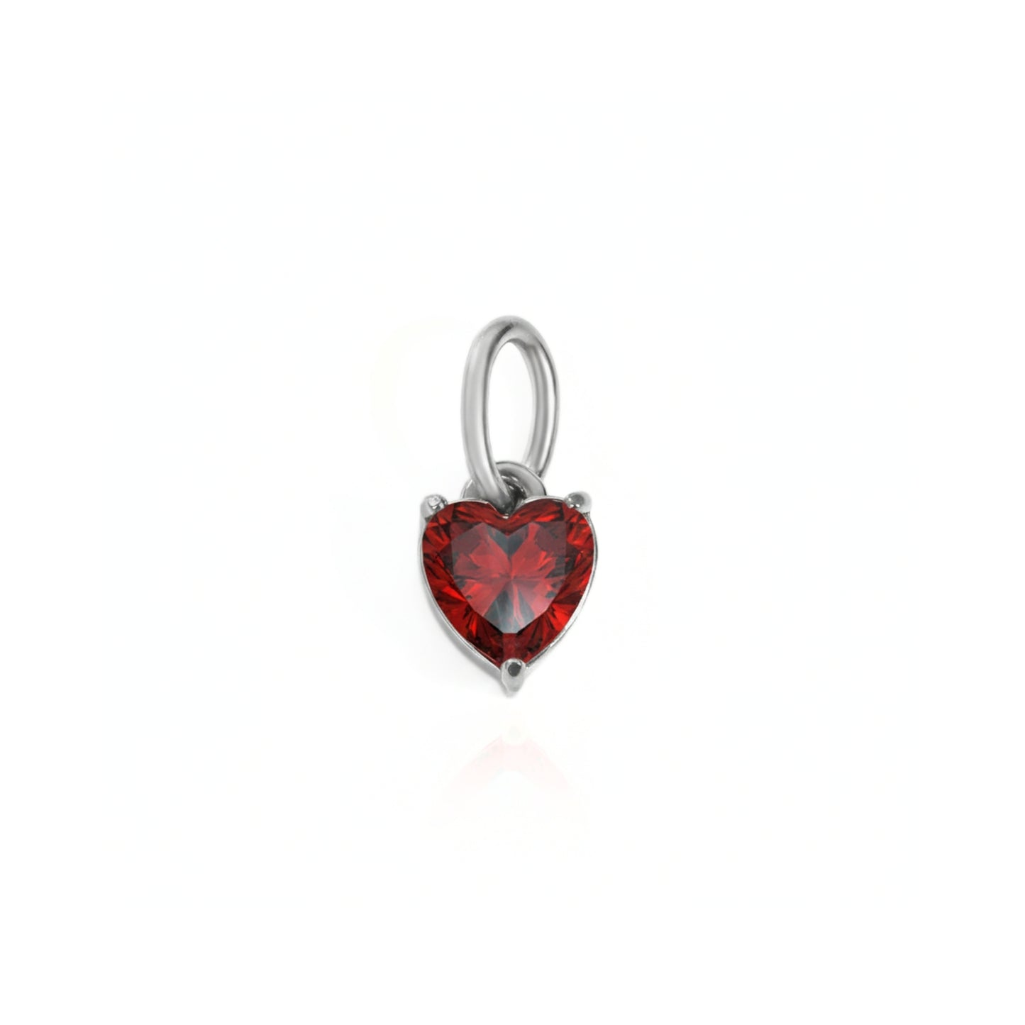 Solo Heart Birthstone Charm