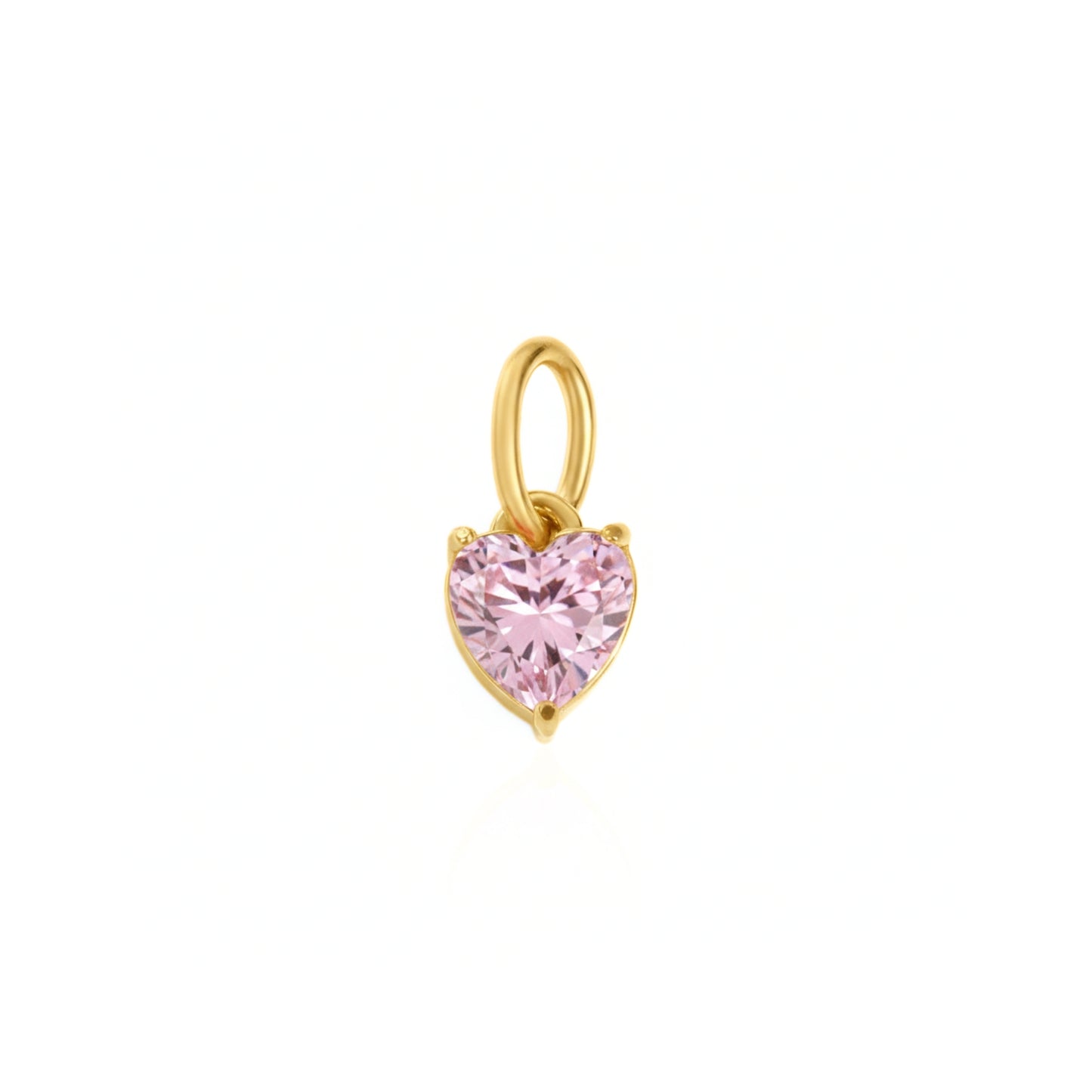 Solo Heart Birthstone Charm