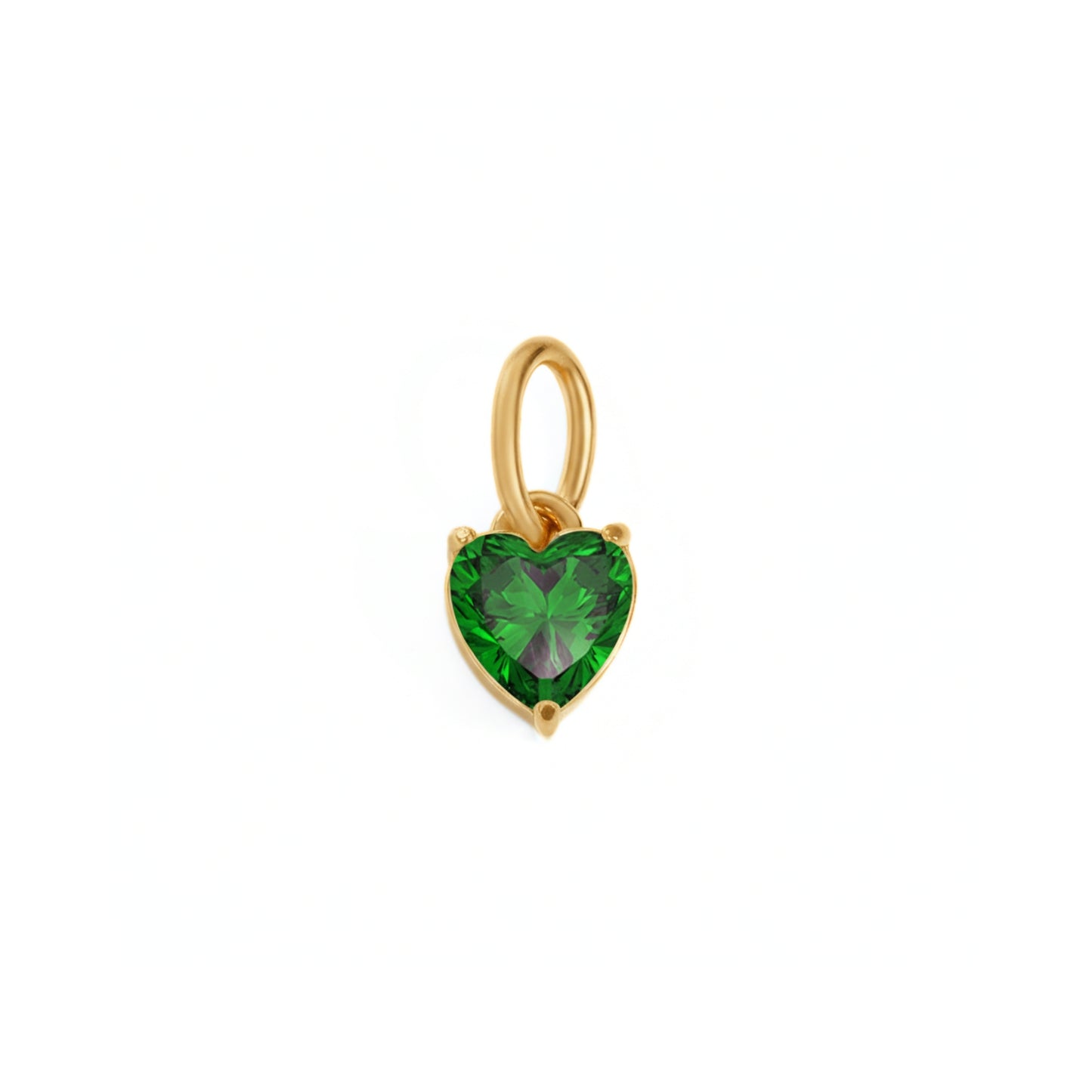Solo Heart Birthstone Charm