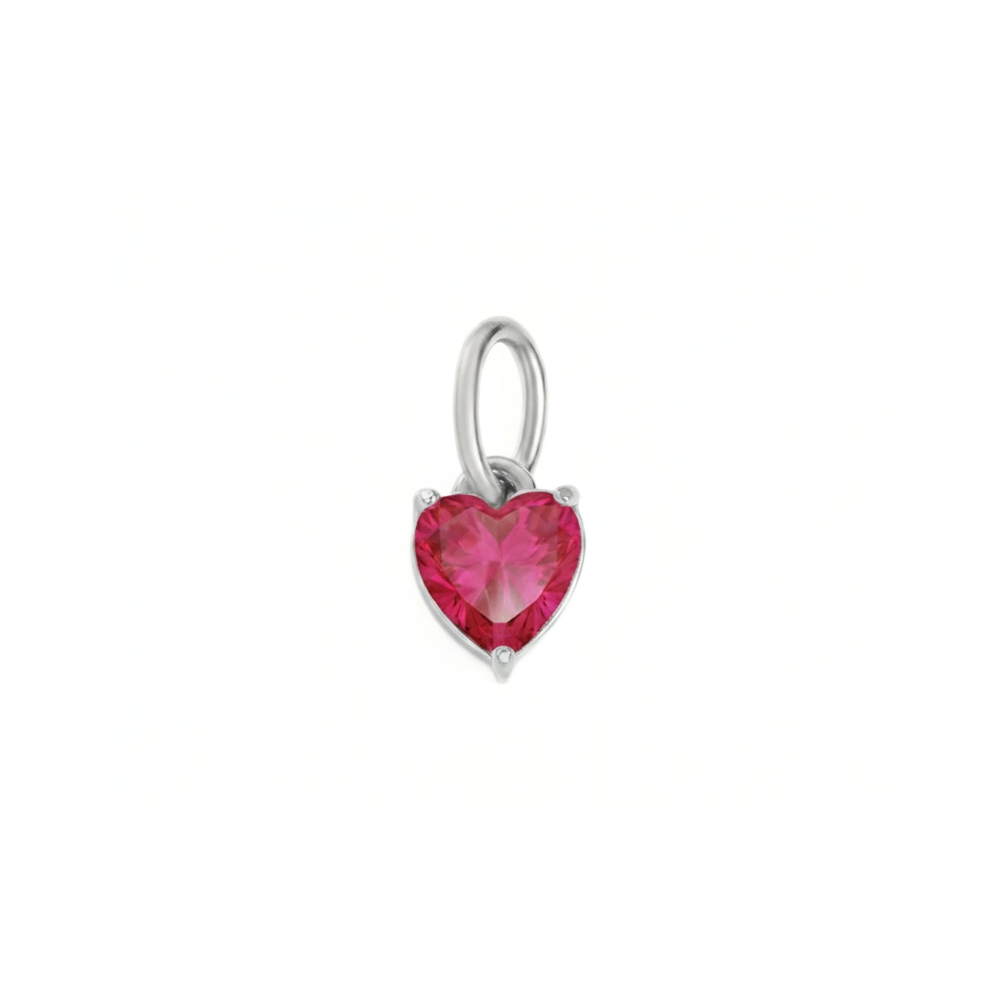 Solo Heart Birthstone Charm