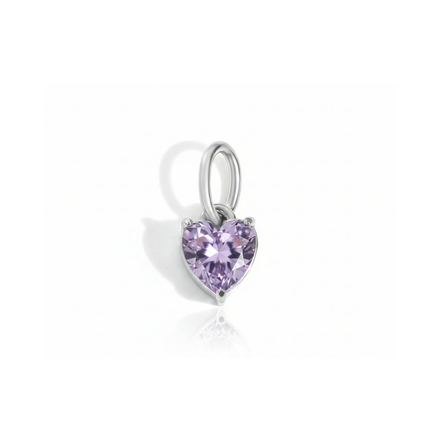 Solo Heart Birthstone Charm