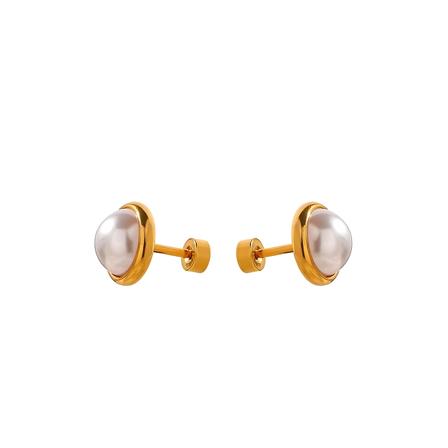 Solo Pearl Stud Earrings