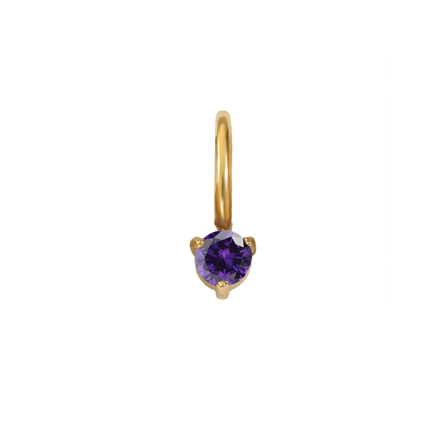 Solo Round Birthstone Charm