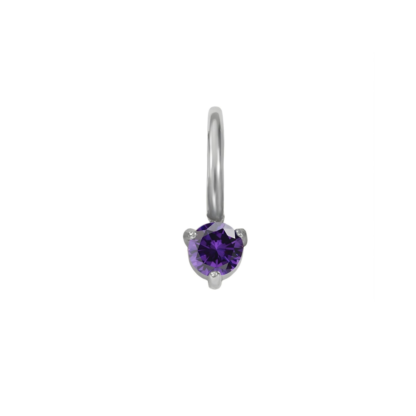 Solo Round Birthstone Charm