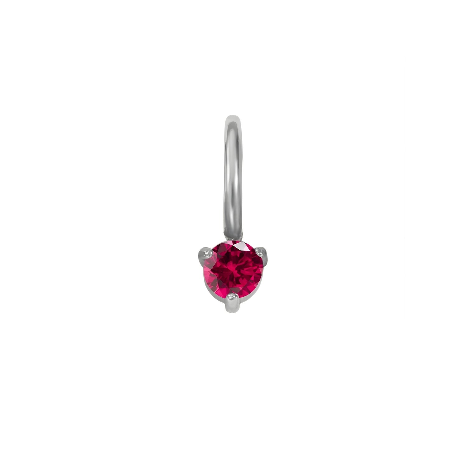 Solo Round Birthstone Charm