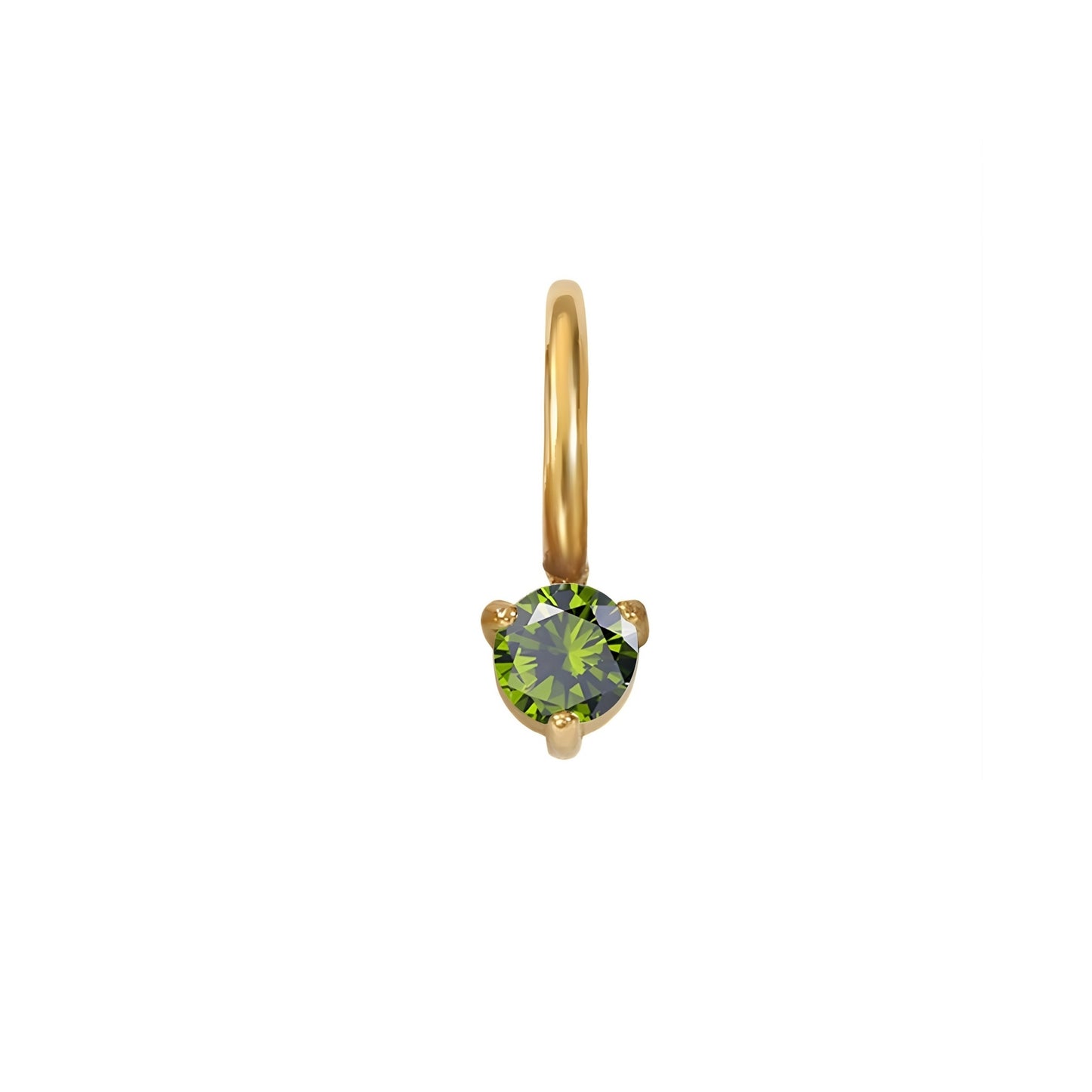 Solo Round Birthstone Charm