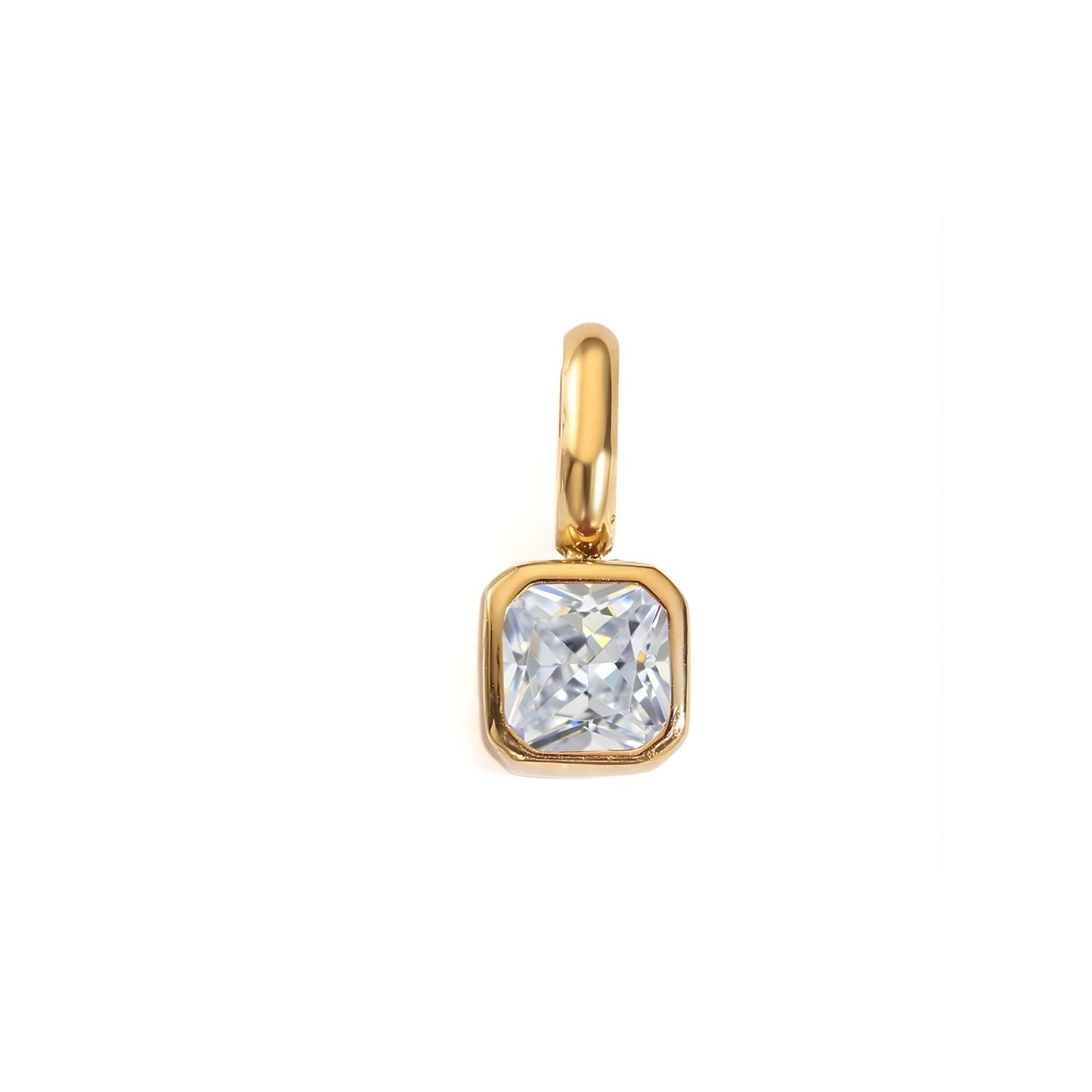 Solo Square Birthstone Charm