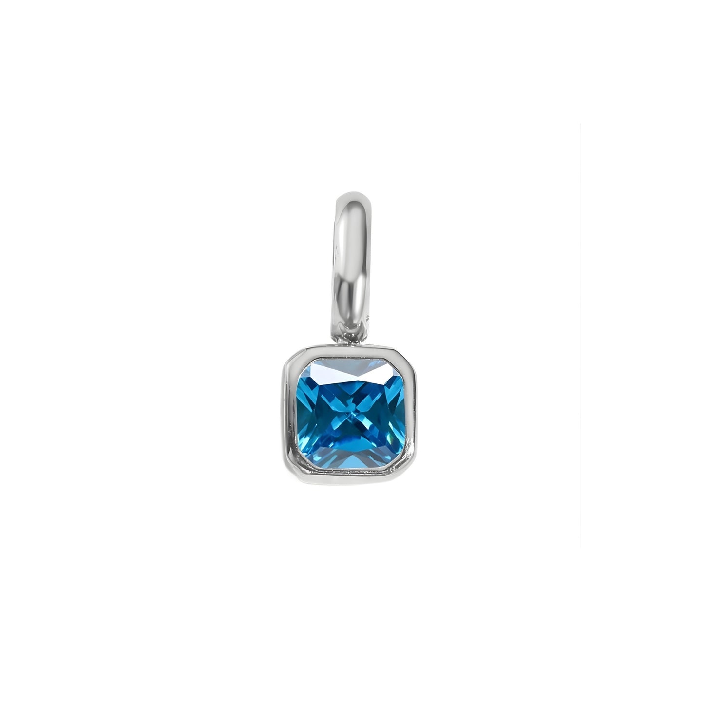 Solo Square Birthstone Charm