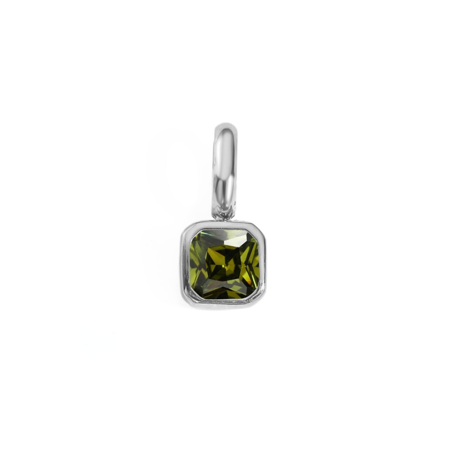 Solo Square Birthstone Charm