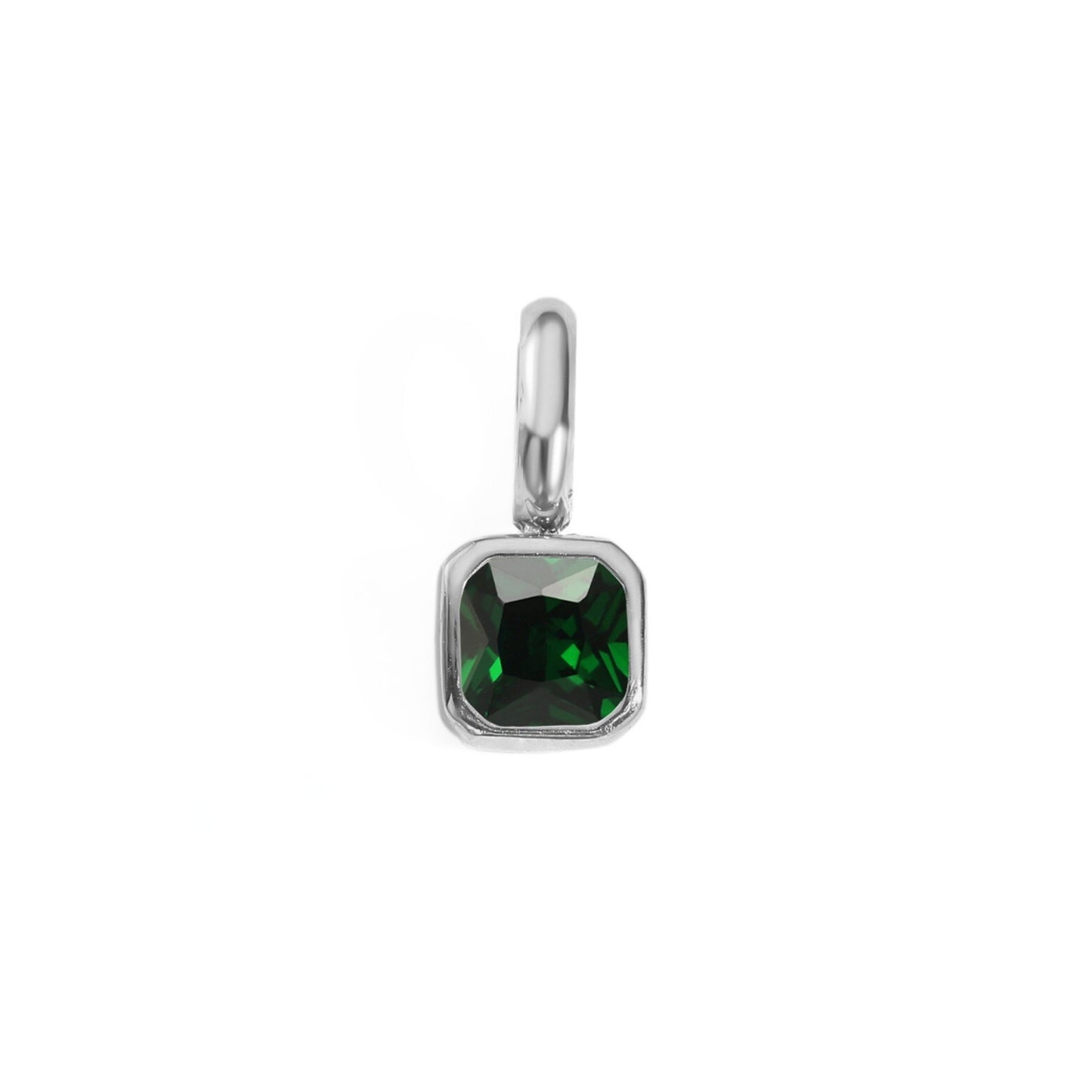 Solo Square Birthstone Charm