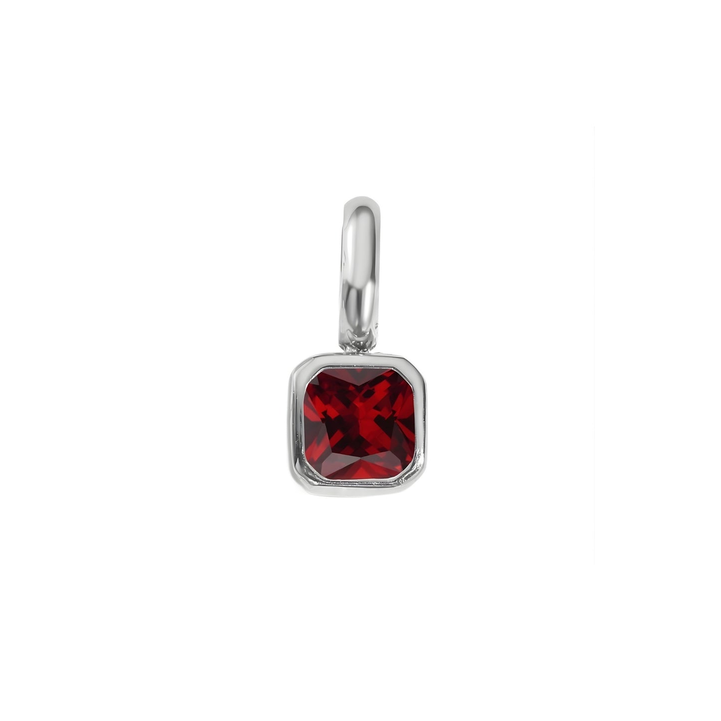 Solo Square Birthstone Charm