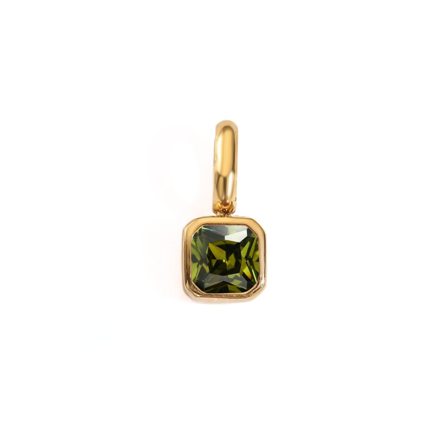 Solo Square Birthstone Charm