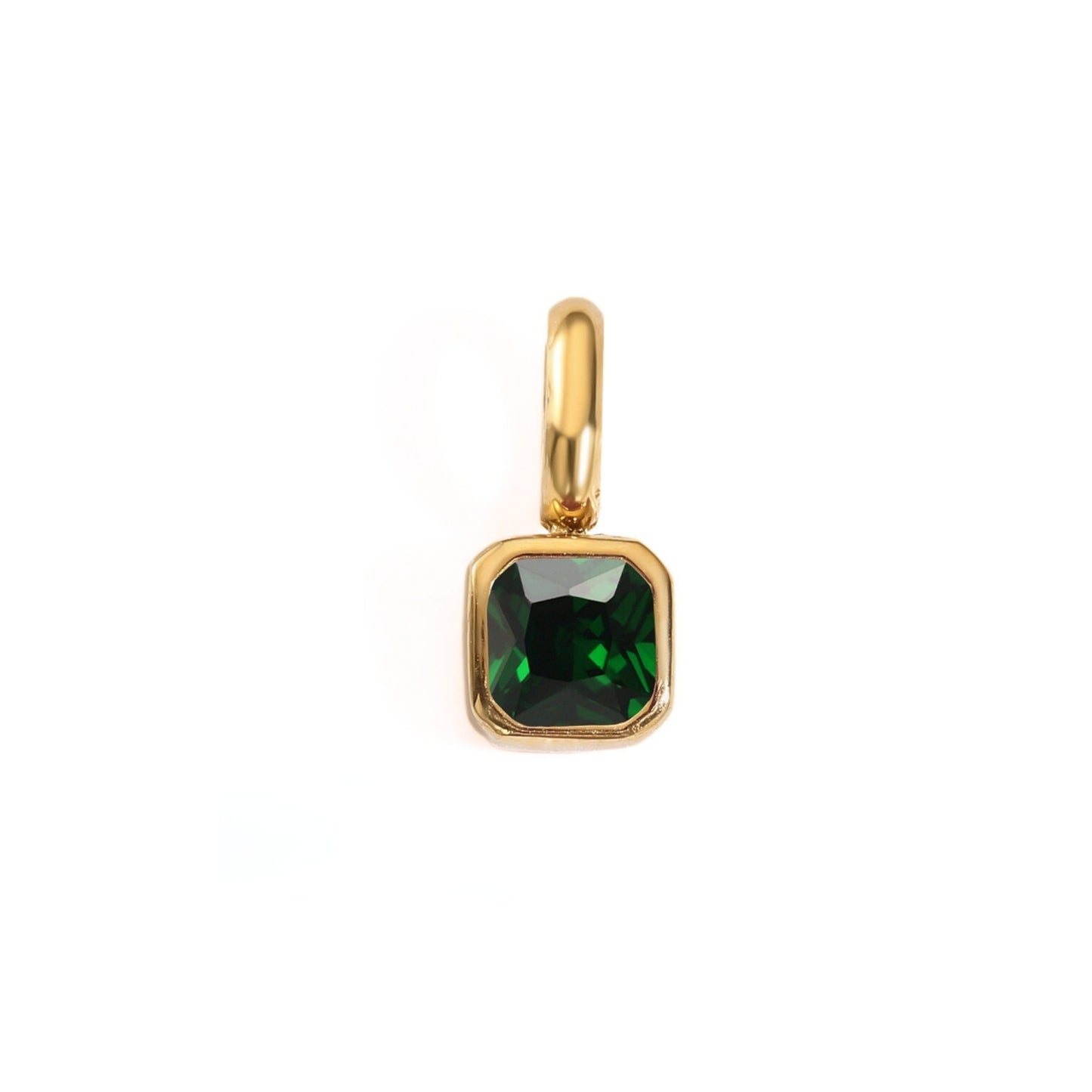 Solo Square Birthstone Charm