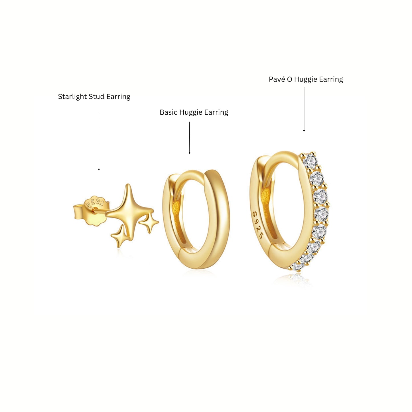 Starlight Earring Bundle - Set of 3