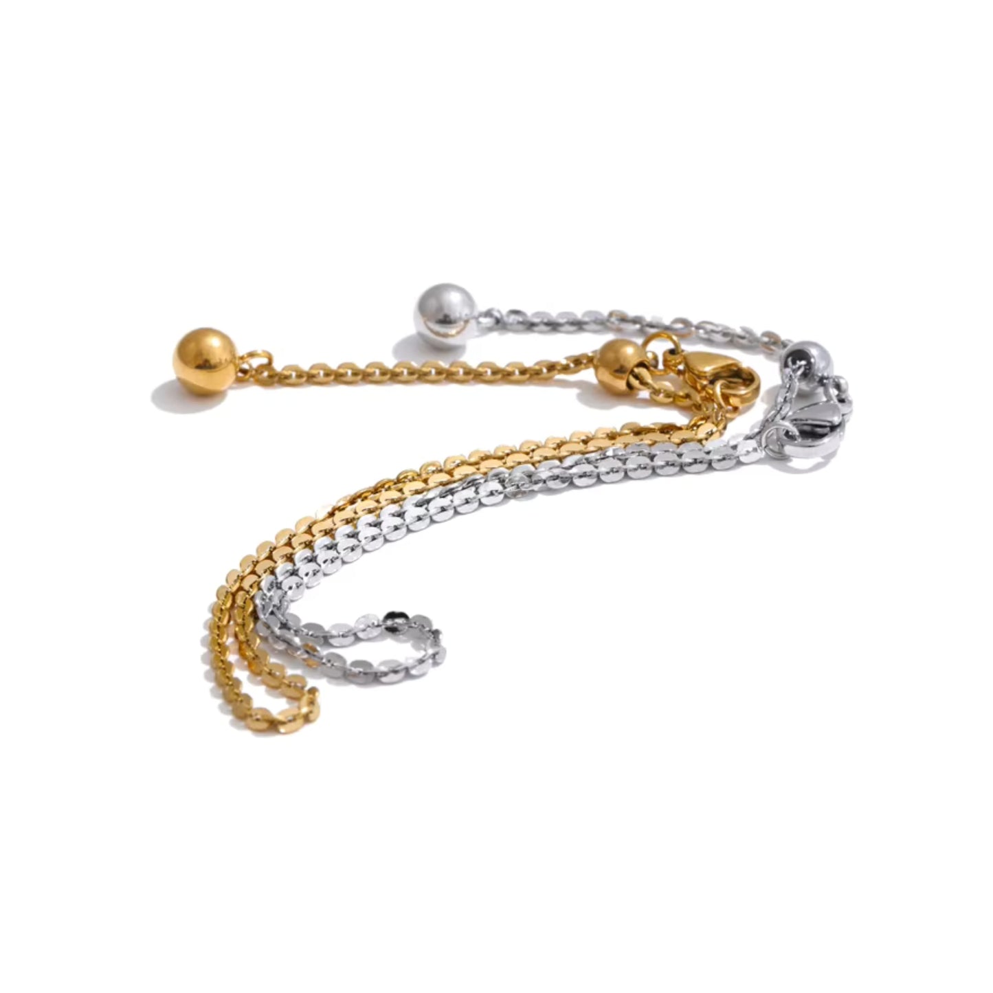 Sunlit Ripple Adjustable Bracelet