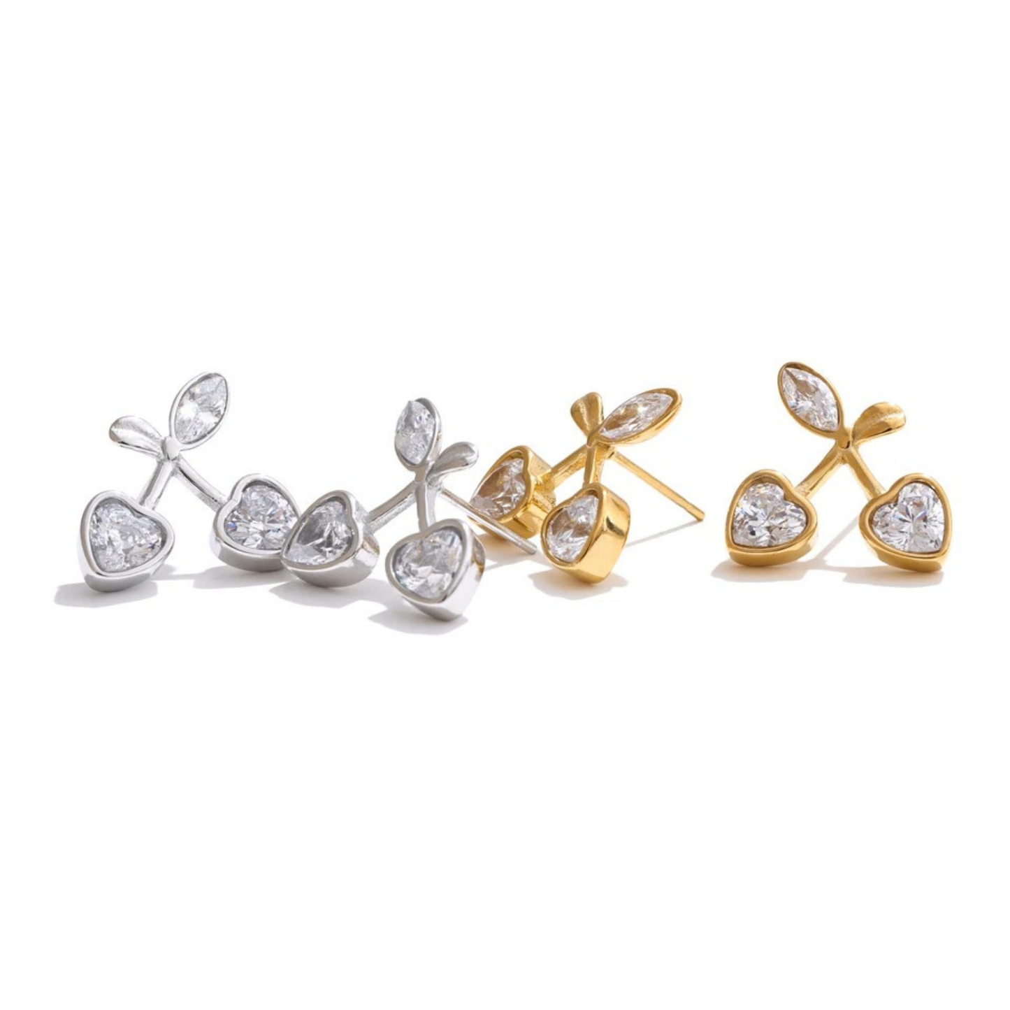 Sweet Cherry Stud Earrings