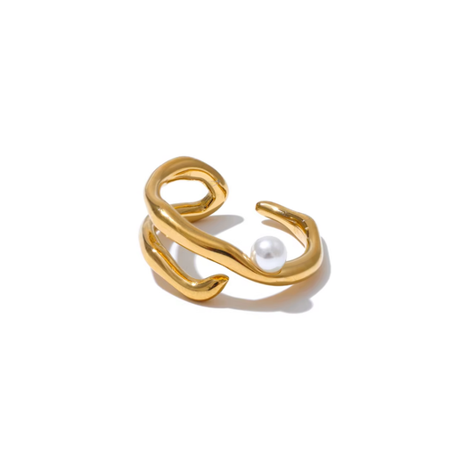Thalia Pearl Adjustable Ring