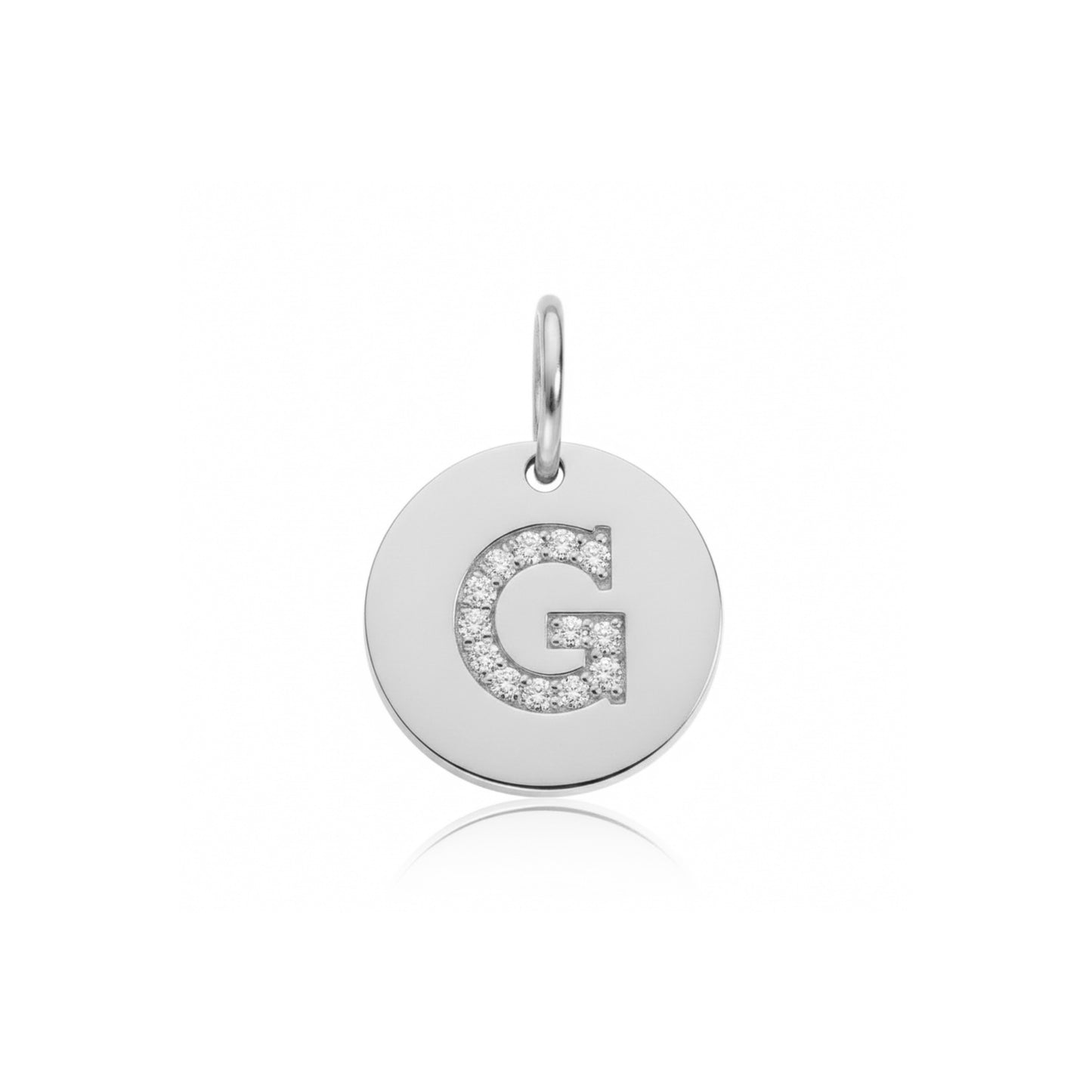 Solo Pavé Alphabet Charm