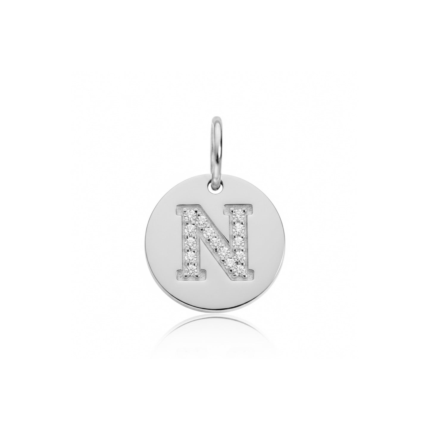 Solo Pavé Alphabet Charm