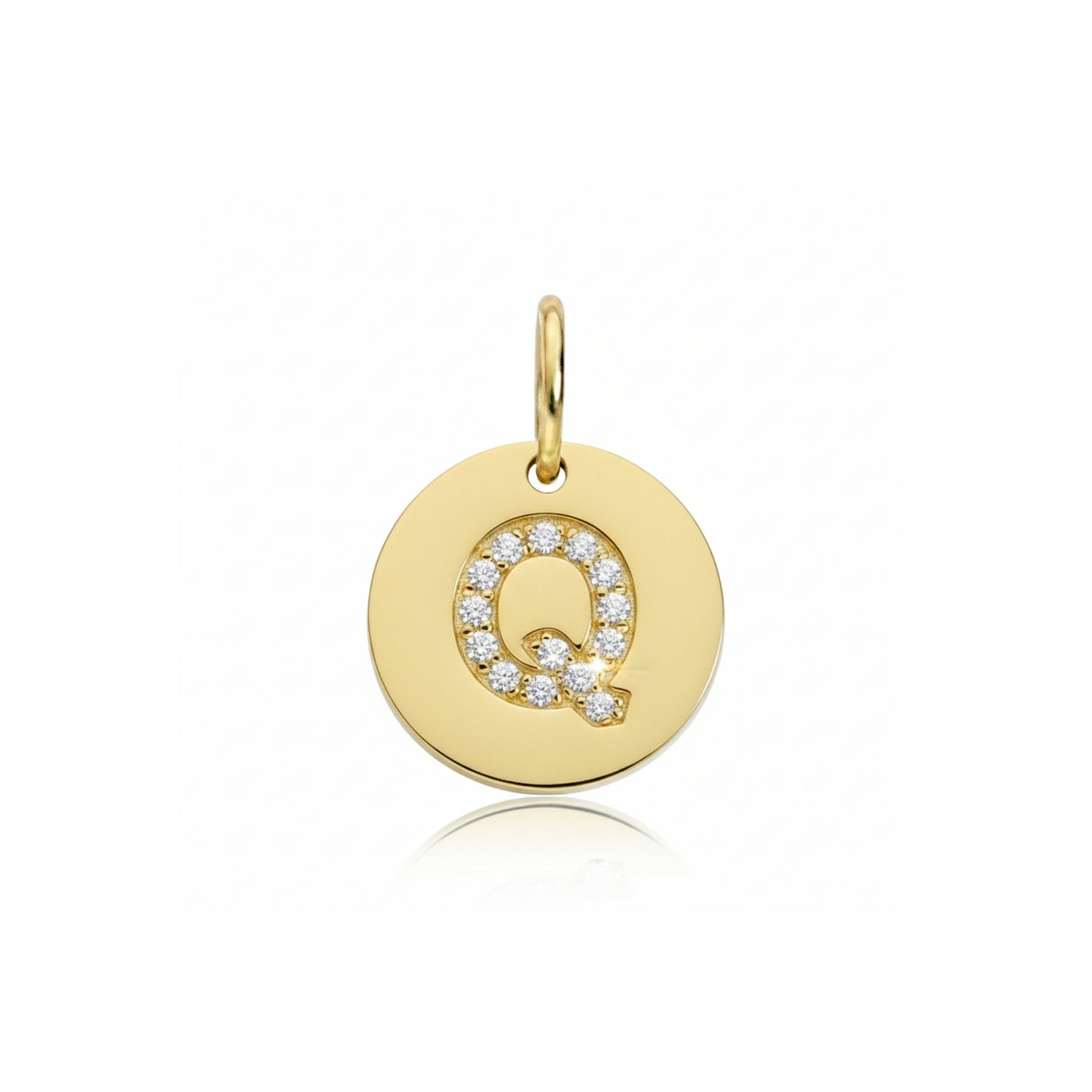 Solo Pavé Alphabet Charm