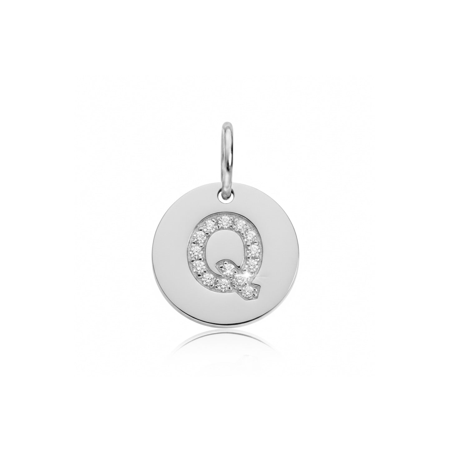 Solo Pavé Alphabet Charm