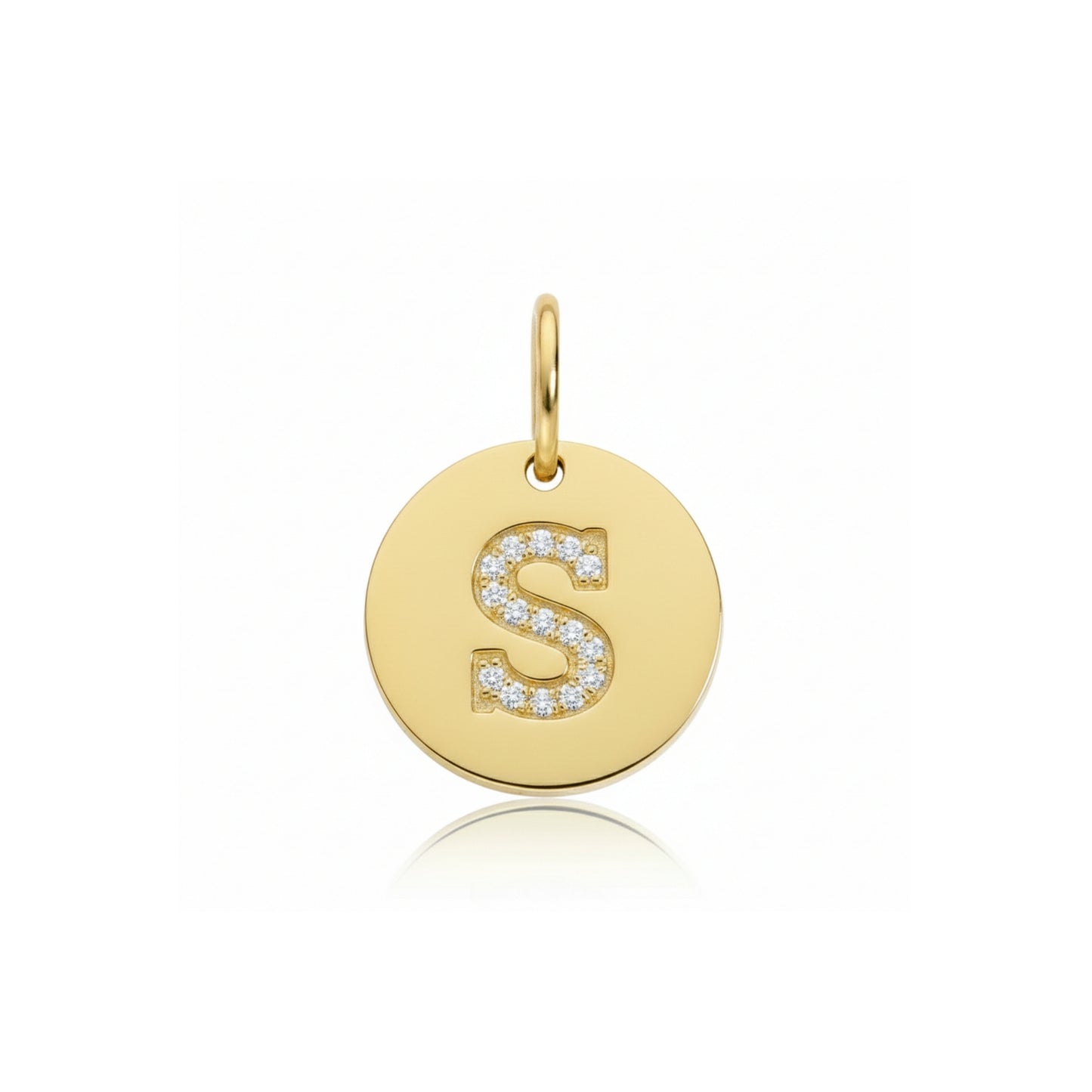 Solo Pavé Alphabet Charm