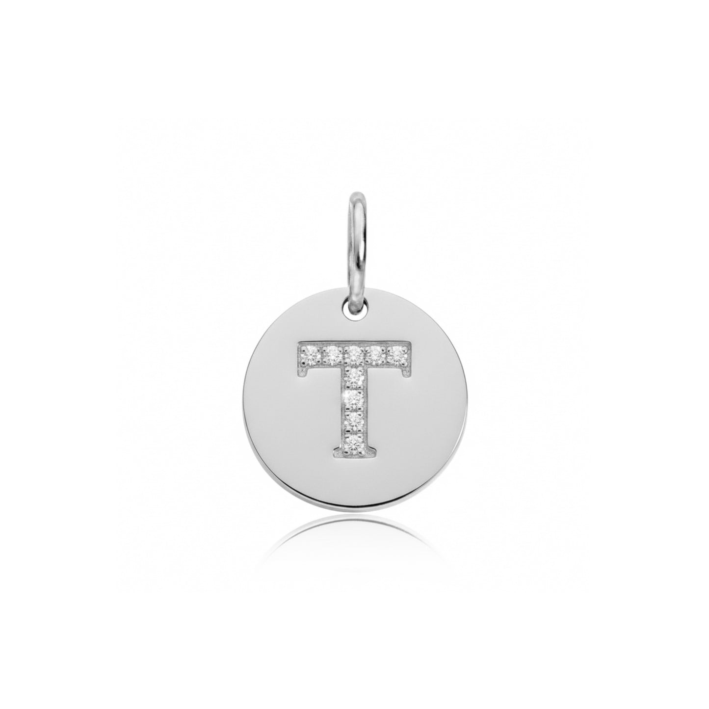 Solo Pavé Alphabet Charm