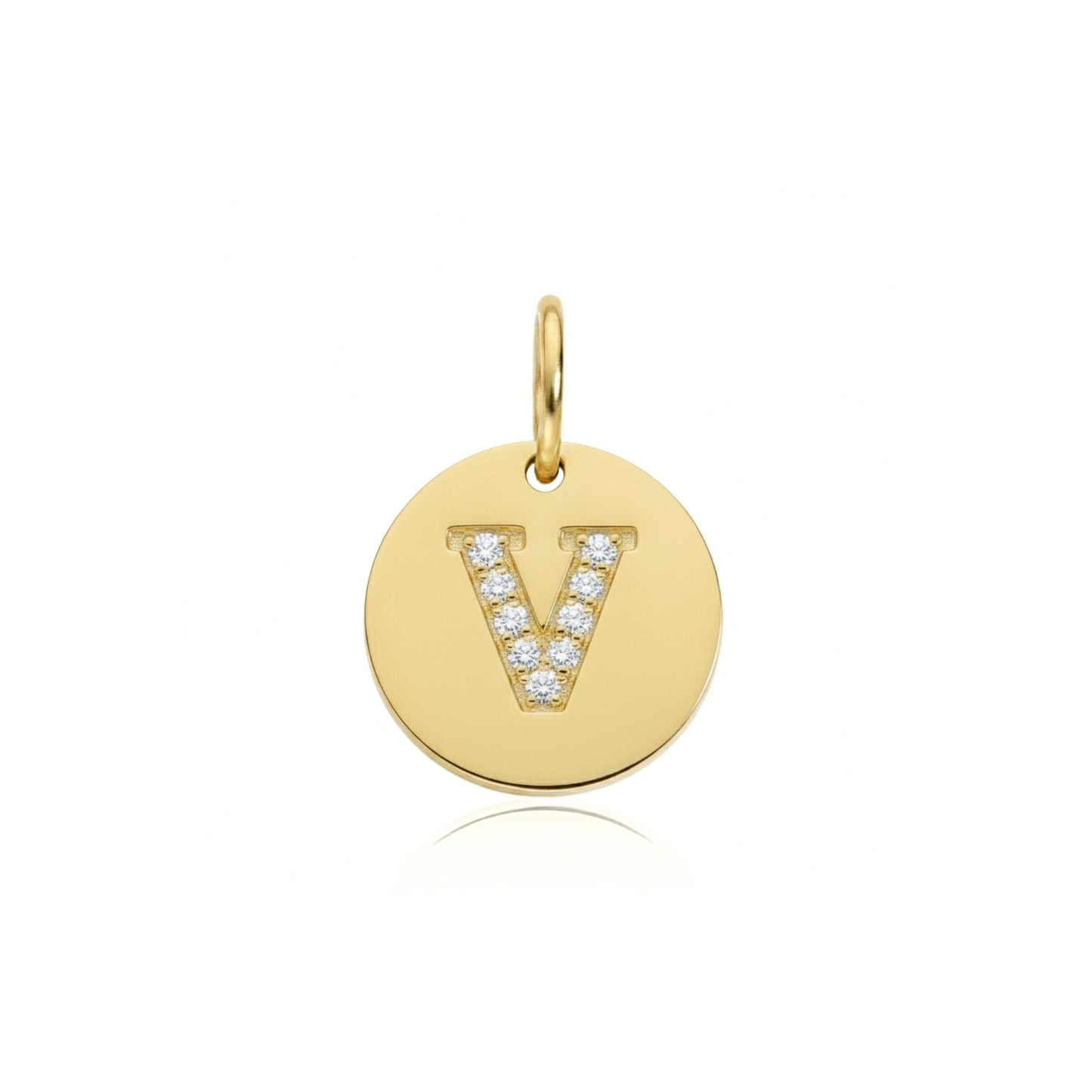 Solo Pavé Alphabet Charm
