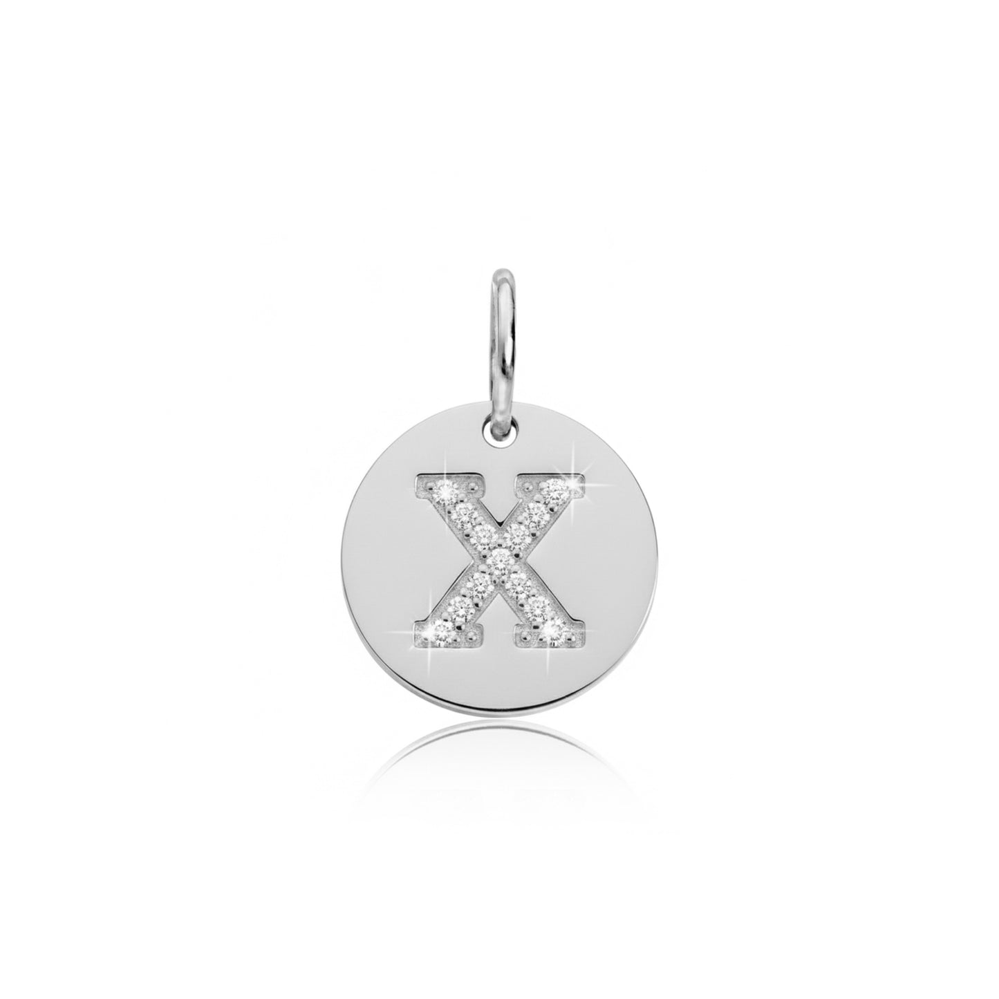 Solo Pavé Alphabet Charm