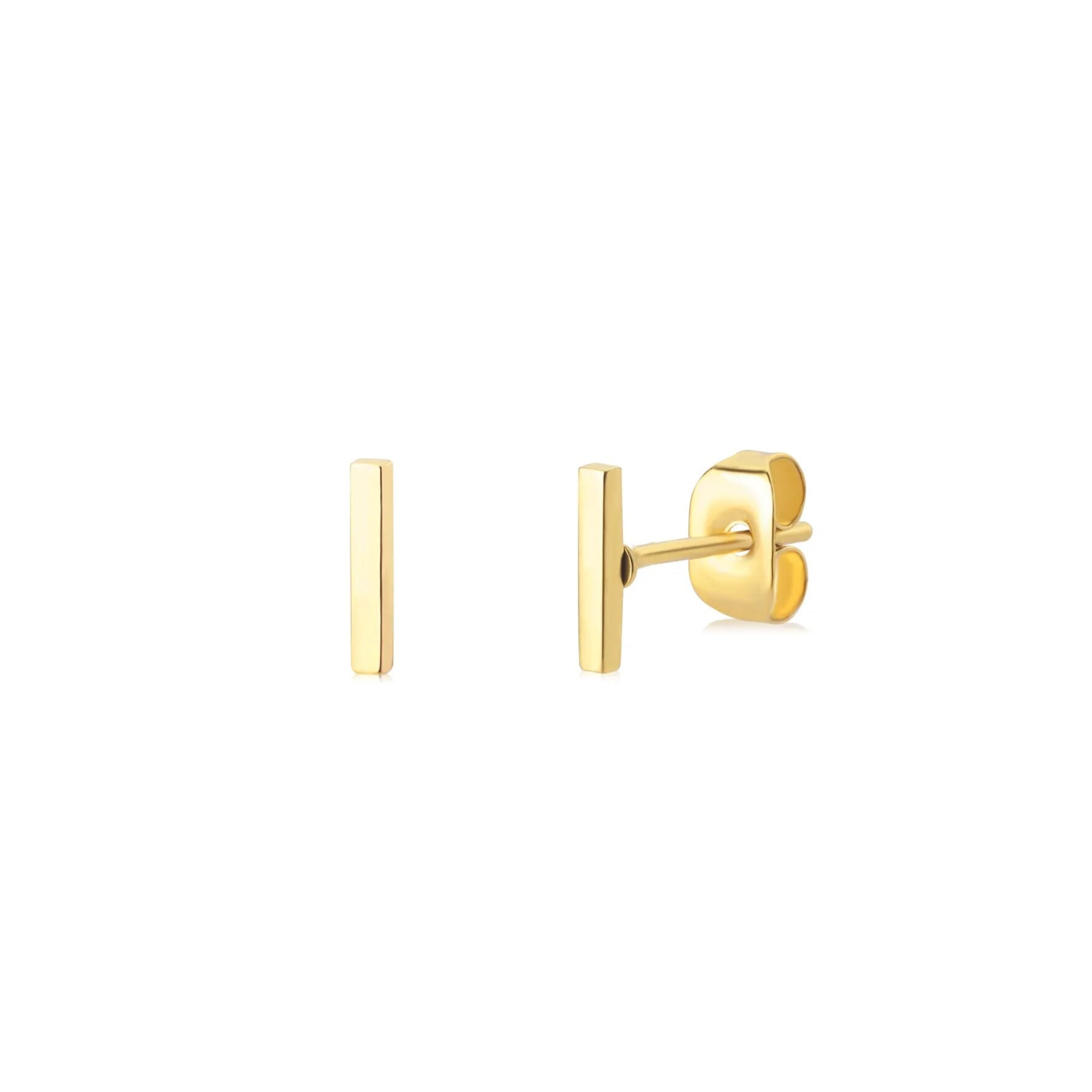 Tiny Alphabet Stud Earrings