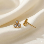 Trinity Trio Stud Earrings