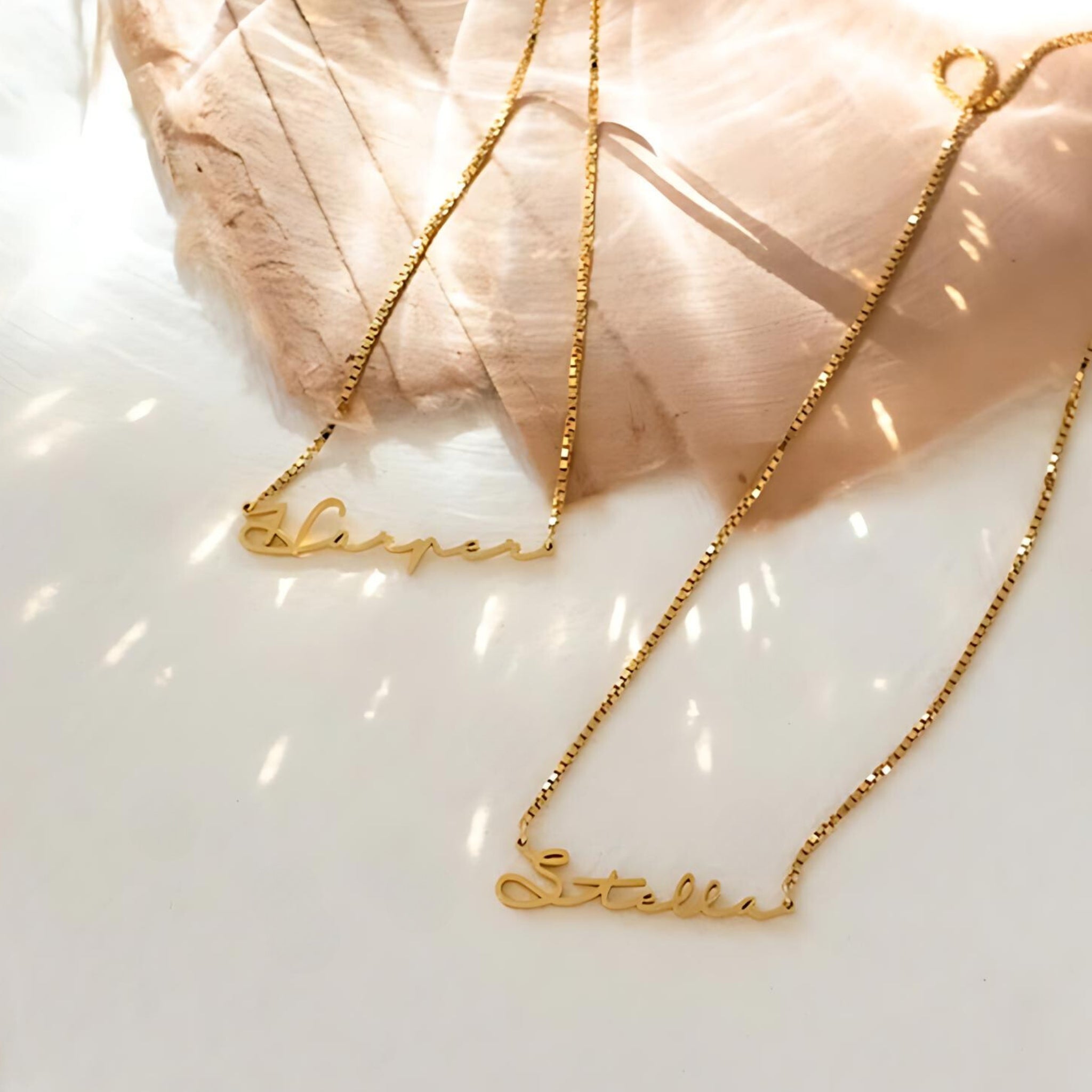 Unique Nameplate Necklace