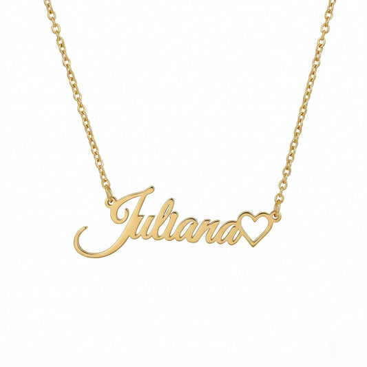 Wholeheartedly Nameplate Necklace