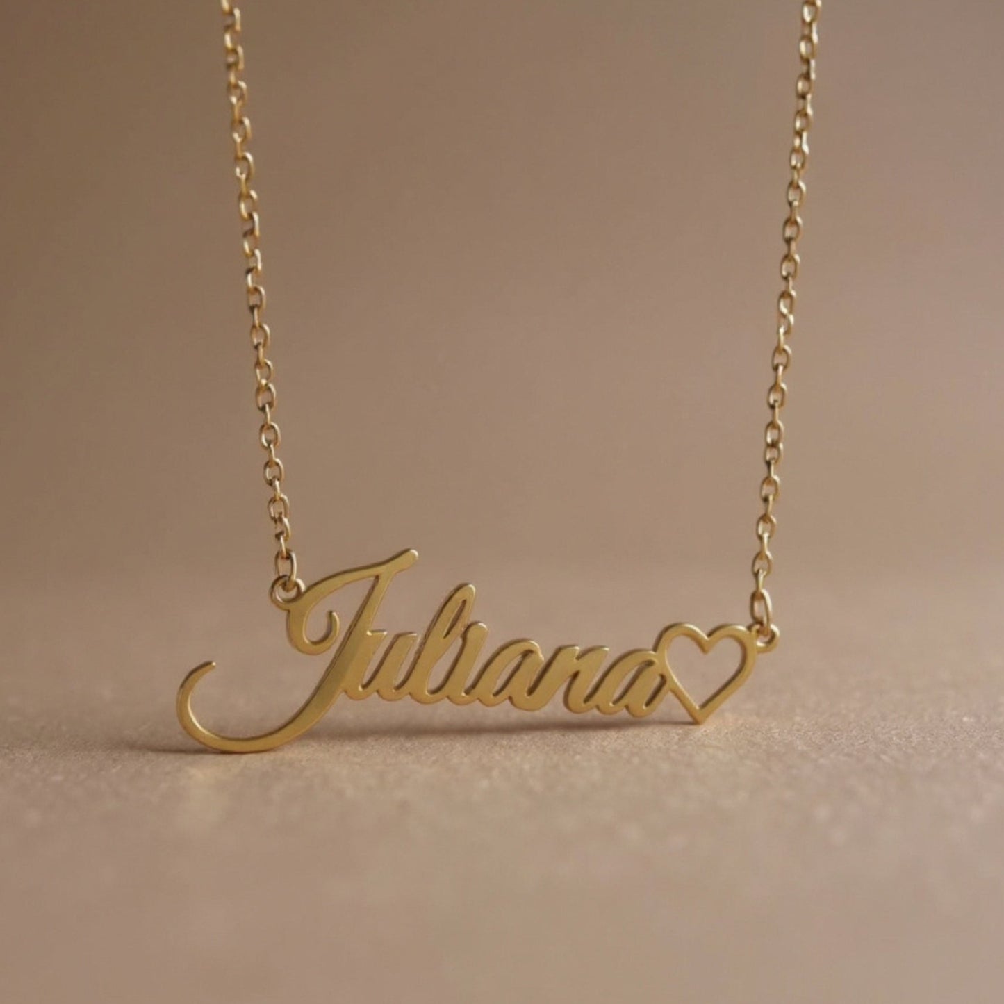 Wholeheartedly Nameplate Necklace