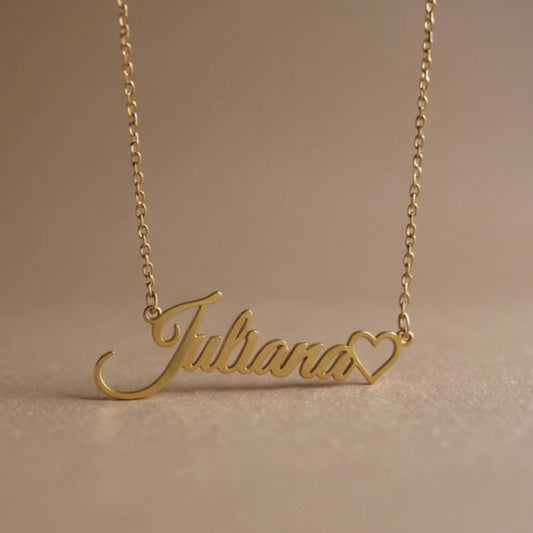 Wholeheartedly Nameplate Necklace