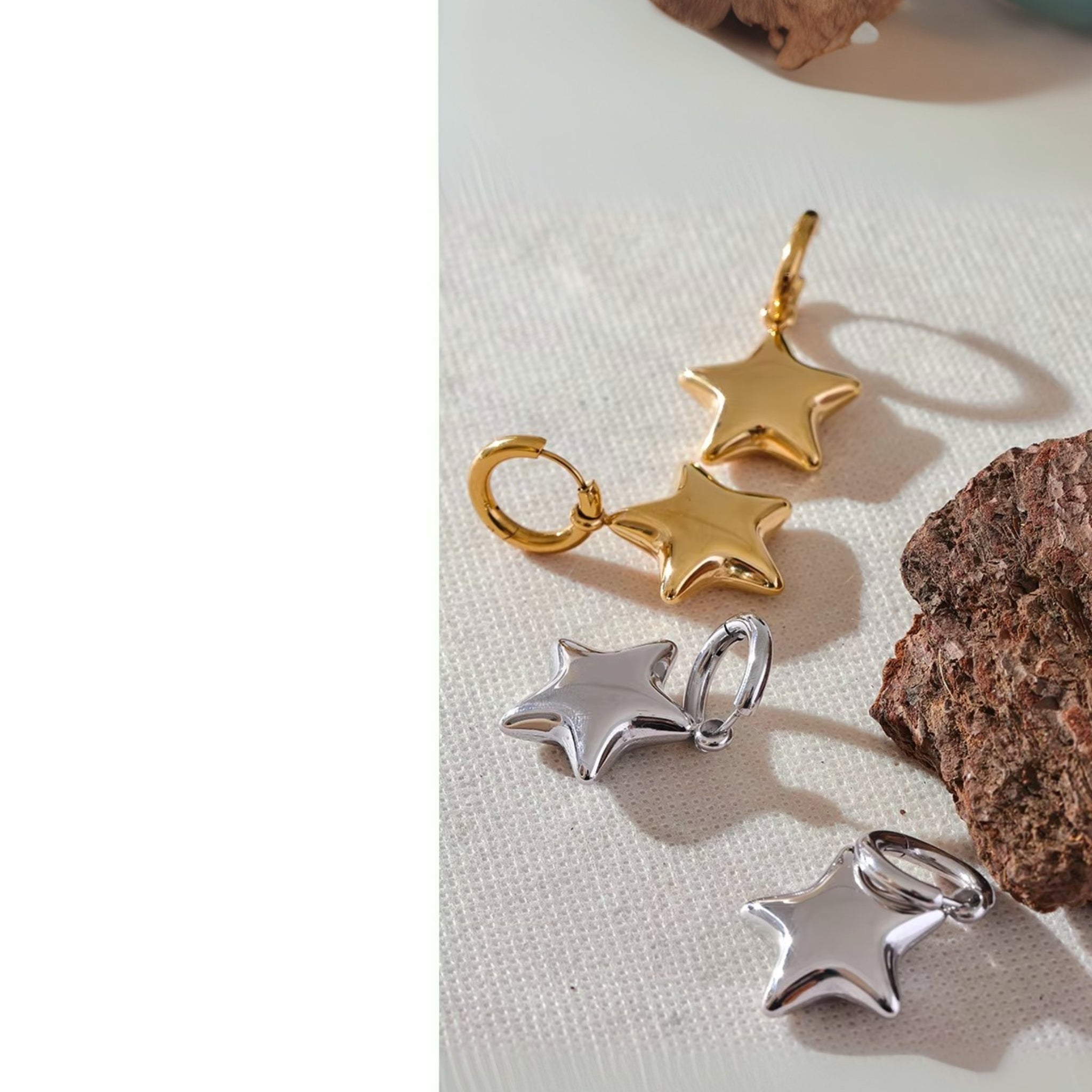 “You’re My Star” Huggie Earrings