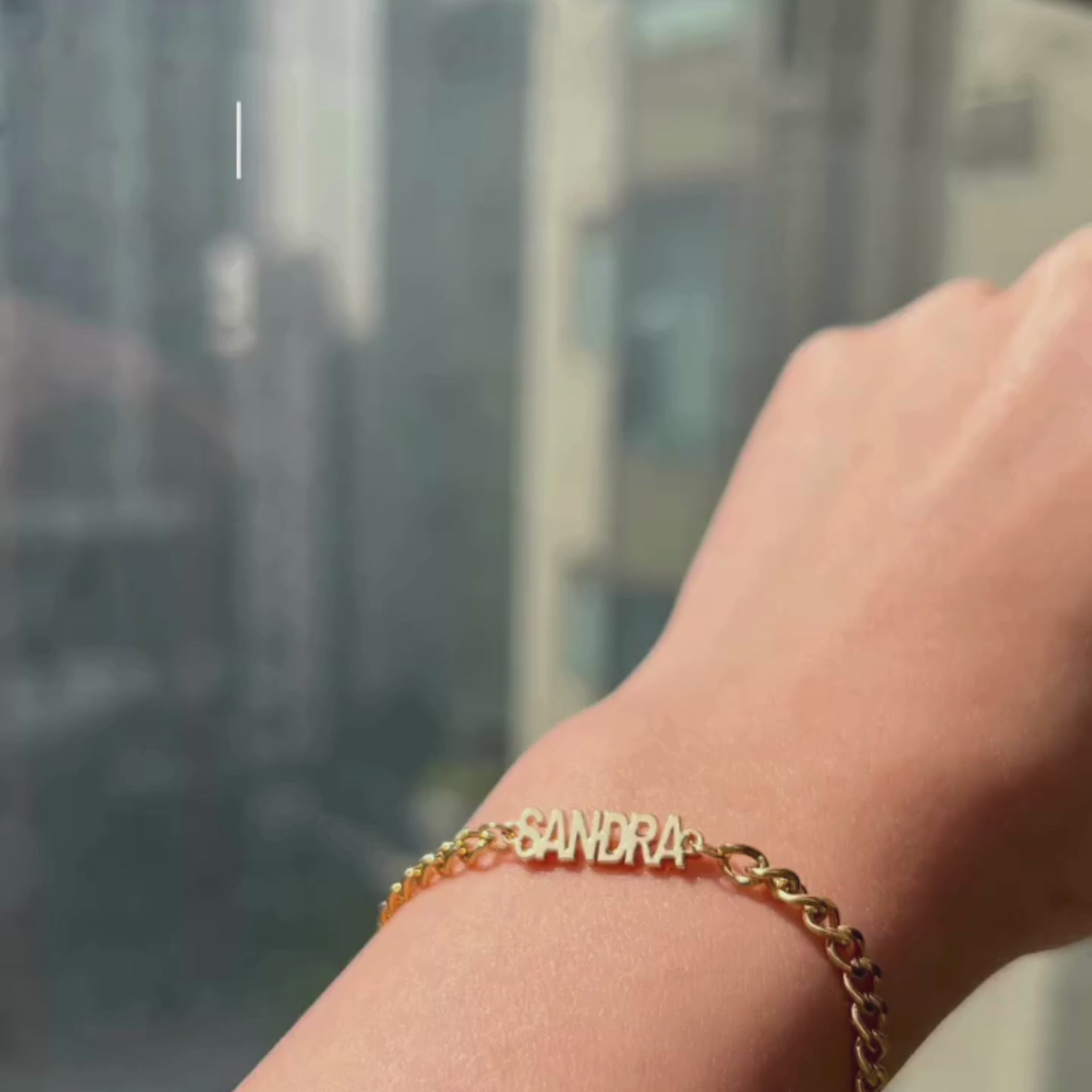 "I Am Who I Am" Nameplate Bracelet