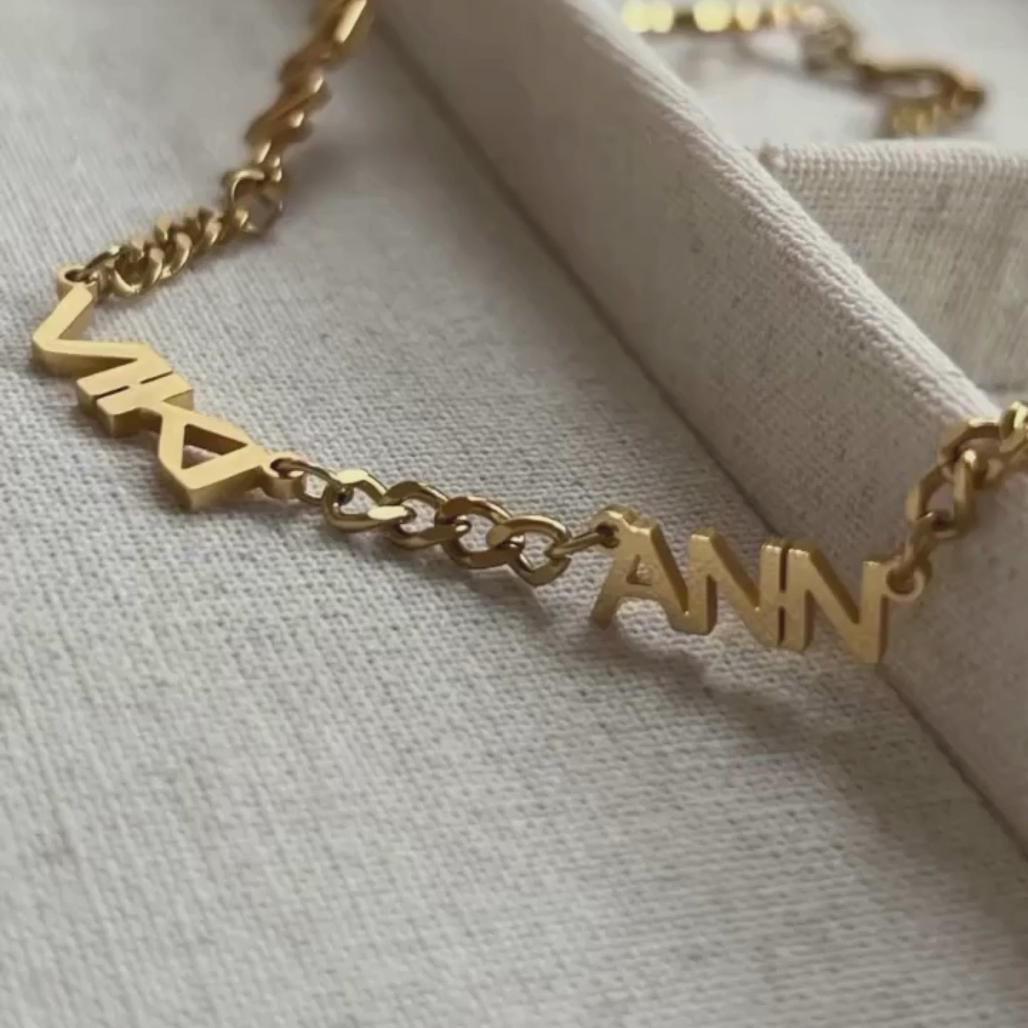 "I Am Who I Am" Nameplate Necklace