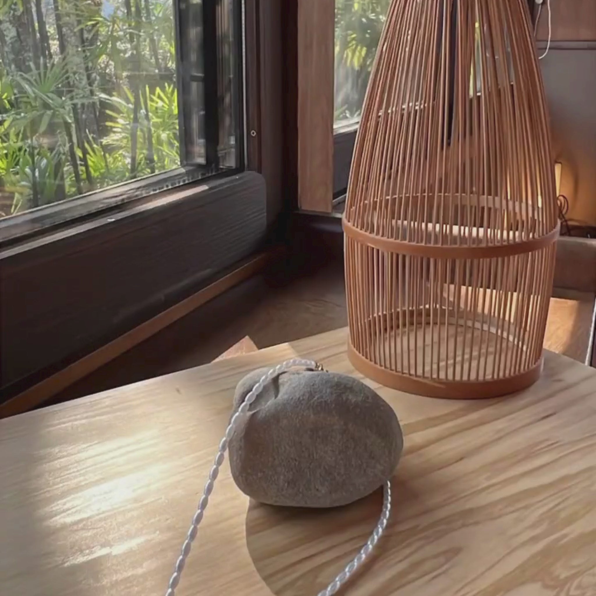 Solo Round Pearl Chain Necklace