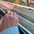 18k Gold Plated Stainless Steel Cheeky Rings The Aura