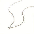 Hypoallergenic 18K Gold Plated Sterling Silver Mini Alphabet Necklaces The Aura